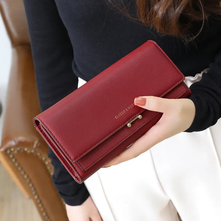 2023 Brand Luxury Women Wallet Long Purse Clutch Large Capacity Female Wallets Lady Phone bag Card Holder Carteras Mujer