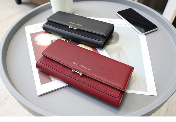 2023 Brand Luxury Women Wallet Long Purse Clutch Large Capacity Female Wallets Lady Phone bag Card Holder Carteras Mujer