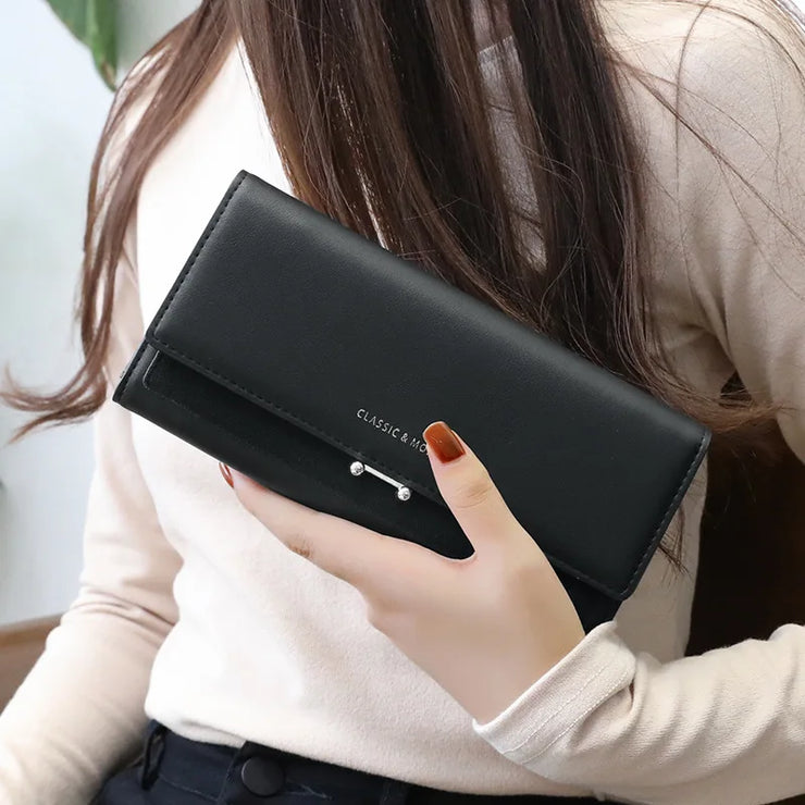 2023 Brand Luxury Women Wallet Long Purse Clutch Large Capacity Female Wallets Lady Phone bag Card Holder Carteras Mujer