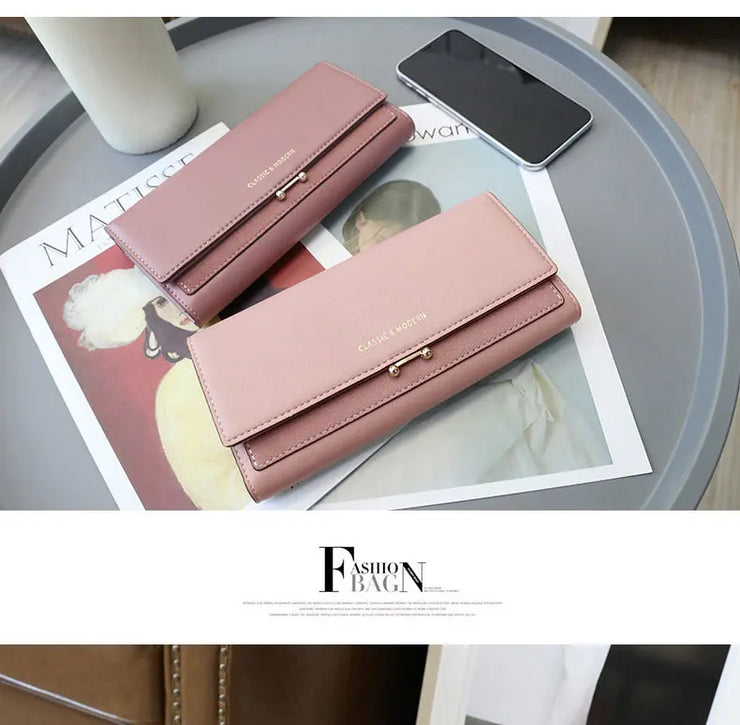 2023 Brand Luxury Women Wallet Long Purse Clutch Large Capacity Female Wallets Lady Phone bag Card Holder Carteras Mujer