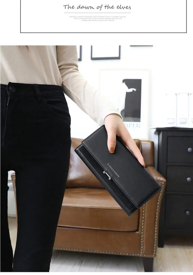 2023 Brand Luxury Women Wallet Long Purse Clutch Large Capacity Female Wallets Lady Phone bag Card Holder Carteras Mujer