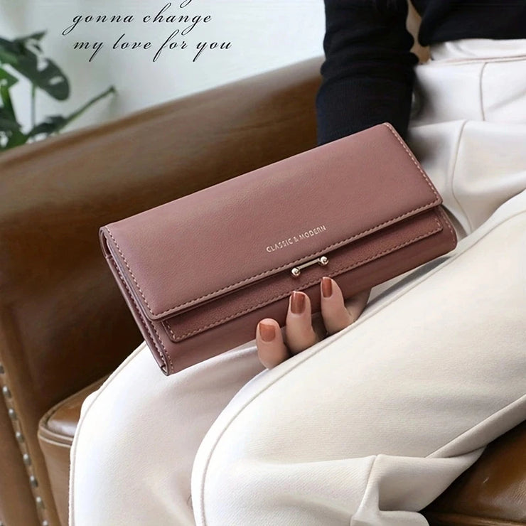 2023 Brand Luxury Women Wallet Long Purse Clutch Large Capacity Female Wallets Lady Phone bag Card Holder Carteras Mujer