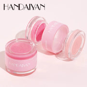 HANDAIYAN Lip Exfoliator Moisturizer Lip Repair Mask Sugar Scrub 2 in 1 Double Effected Exfoliating Lip Scrub Balm