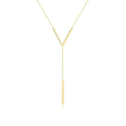 Elegant New V-shaped Long Sexy Clavicle Gold Colour Chain Necklace Choker for Women 2024 Fashion Jewelery Party Gifts