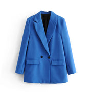 Blazer Woman Black Beige Khaki Blue Green Gray Women coat Fashion Office Wear Women's Blazers Jacket