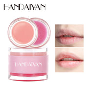 HANDAIYAN Lip Exfoliator Moisturizer Lip Repair Mask Sugar Scrub 2 in 1 Double Effected Exfoliating Lip Scrub Balm