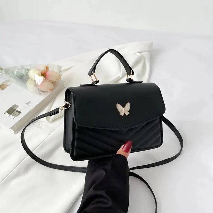 PU Versatile And Fashionable Portable Small Square Bag, Single Shoulder Crossbody Bag