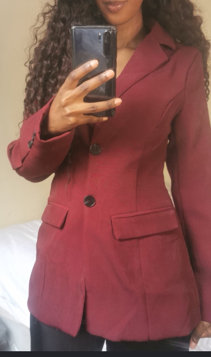 Waist Cinched Lapel Blazer Women Suit Coat Single Breasted Elegant Fashion Office Lady Outwear Top Formal Attire