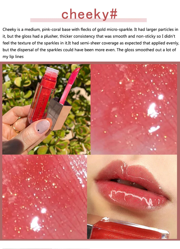 FB Gloss Bomb Cream Heat High Shine Lip Gloss Glitter Moisturizing Plumper Long Lasting Liquid Lipstick 9ml