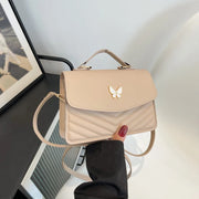 PU Versatile And Fashionable Portable Small Square Bag, Single Shoulder Crossbody Bag