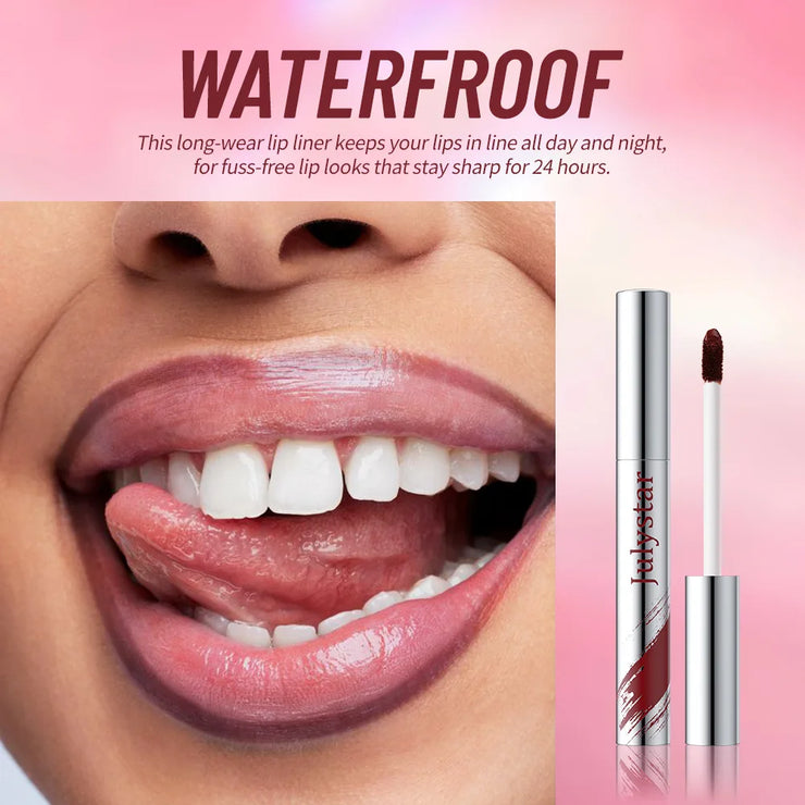 5 Colors Waterproof Lip Liner Peel Off Tattoo Lipgloss Lasting Matte Lip Tint Brown Contour Tear-off Lips Makeup Stain Cosmetics